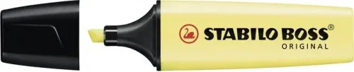 Marcador.fluorescente Boss Trazo 2/5Mm. Amarrillo Pastel Stabilo 70/144