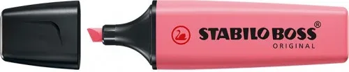 Marcador Fluorescente Boss Pastel Rosa Cerezo en Flor Stabilo 70/150