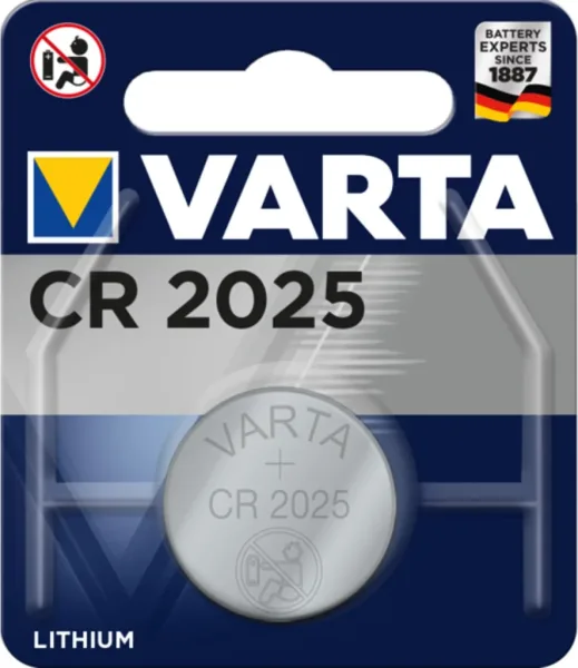 Blister pilas varta litio boton cr - 2025 3v 170mah