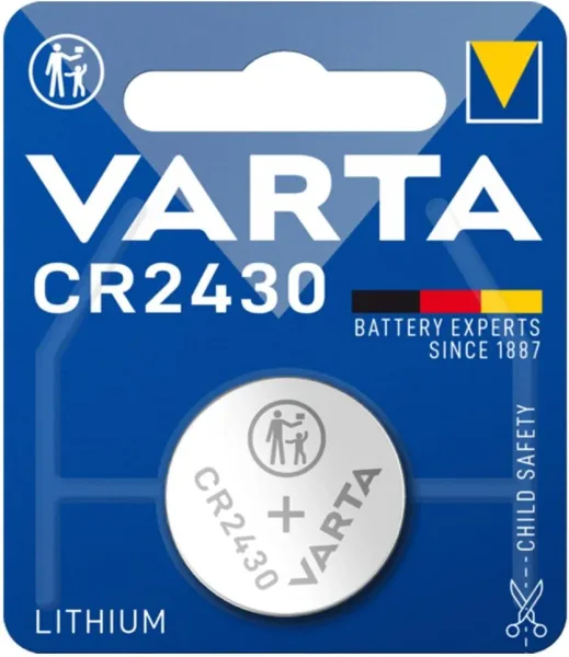 Blister pilas varta litio boton 3v cr2430