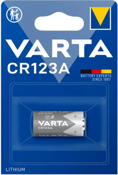 Blister pilas varta litio 3v  cr123a