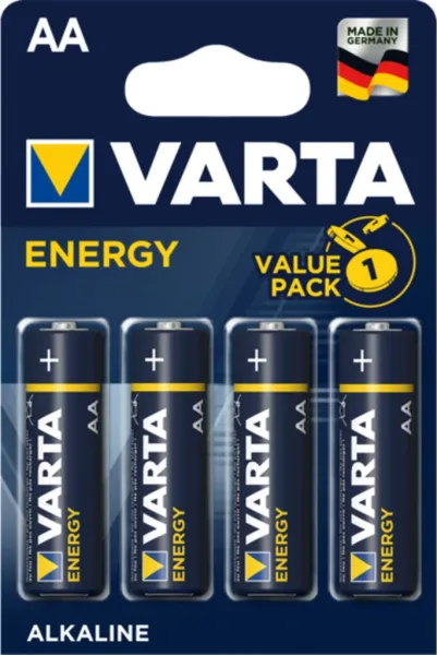 Blister pilas varta alcalinas energy lr6 aa -  4 pilas