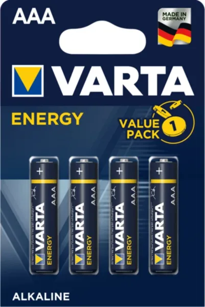Blister pilas varta alcalinas energy lr03 aaa -  4 pilas