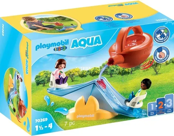 Playmobil aqua 1.2.3 balancin acuatico con regadera