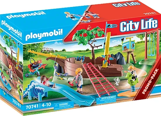 Playmobil city life parque de aventuras con barco naufragado