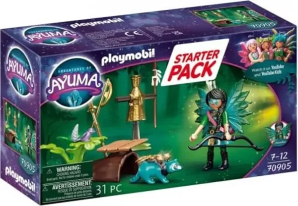 Playmobil starter pack knight fairy con mapache