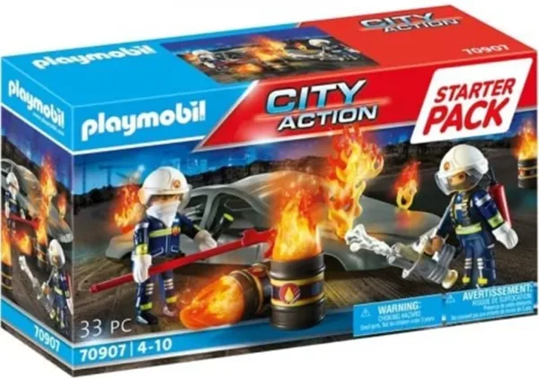 Playmobil starter pack simulaco de incendio