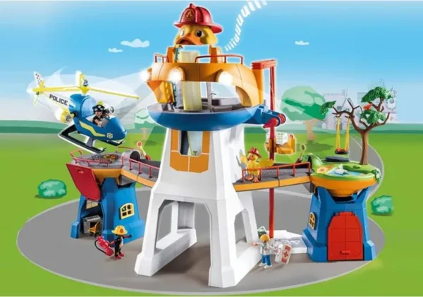Playmobil duck on call cuarter general