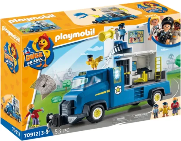 Playmobil duck on call camion de policia