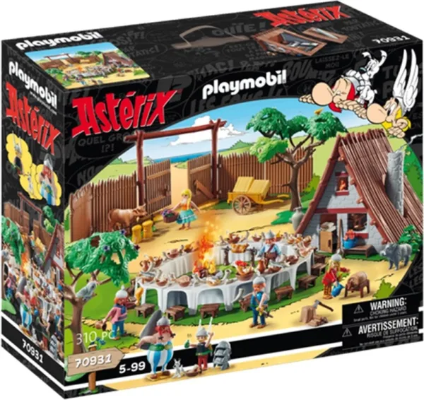 Playmobil asterix: banquete de la aldea