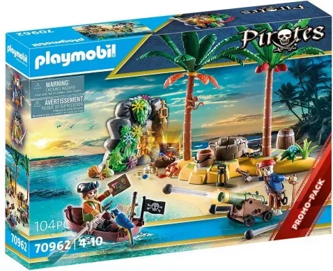 Playmobil isla del tesoro con esqueleto