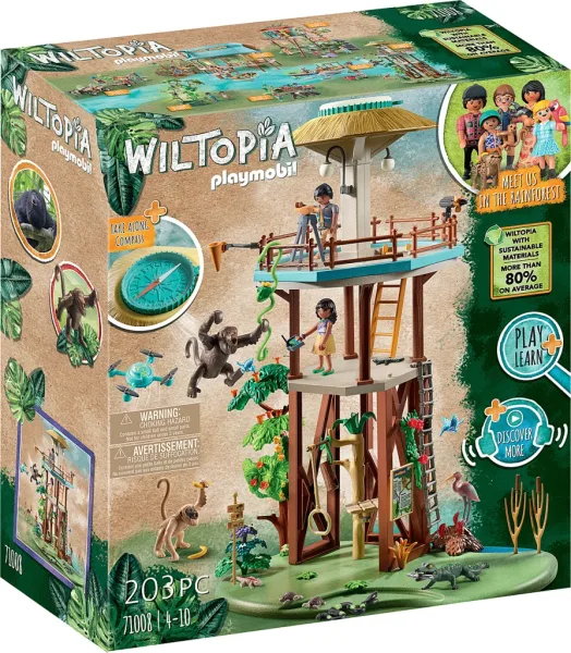 Playmobil wiltopia torre de investigacion con brujula