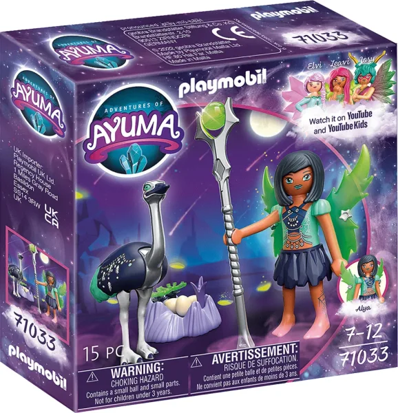 Playmobil ayuma moon fairy con animal del alma
