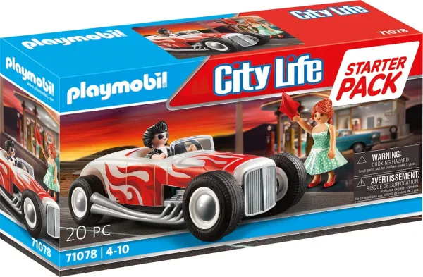 Playmobil starter pack hot rod