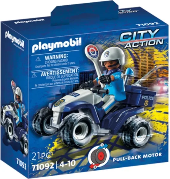 Playmobil policia -  speed quad