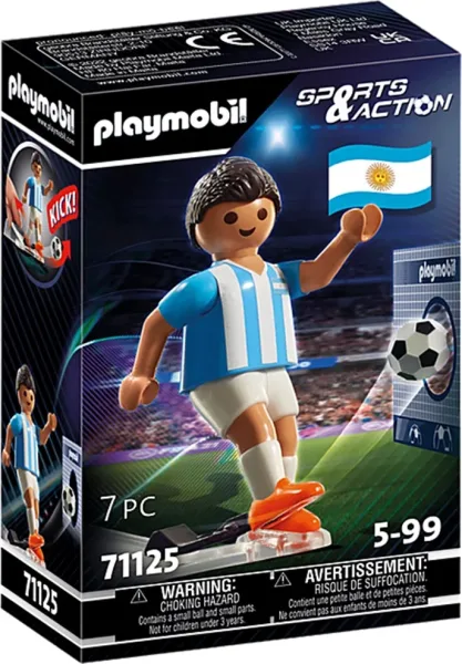 Playmobil jugador de fútbol -  argentina