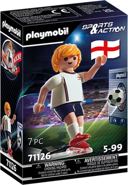 Playmobil jugador de fútbol -  inglaterra