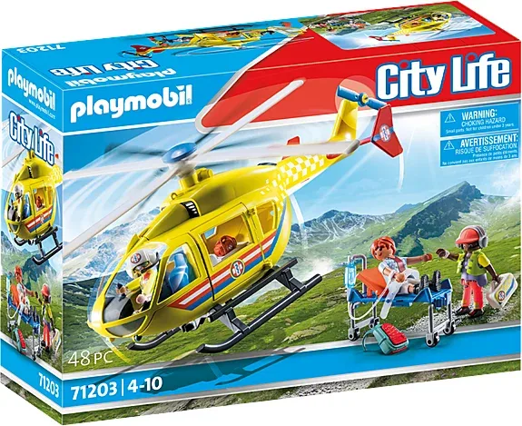 Playmobil helicoptero de rescate