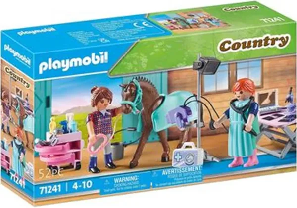 Playmobil country -  veterinaria de caballos
