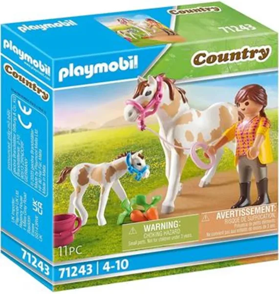 Playmobil country -  caballo con potro