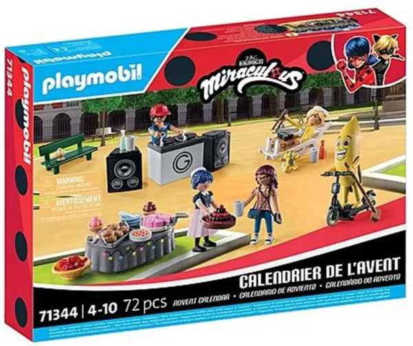 Playmobil calendario de adviento: miraculous pícnic en parís