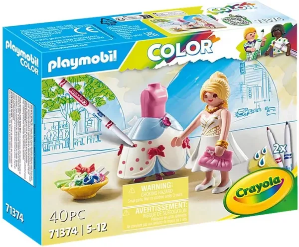 Playmobil color diseñadora de moda