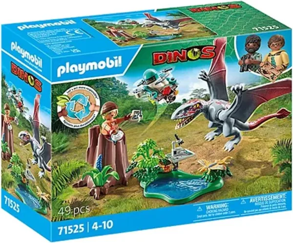 Playmobil observatorio con dimorphodon