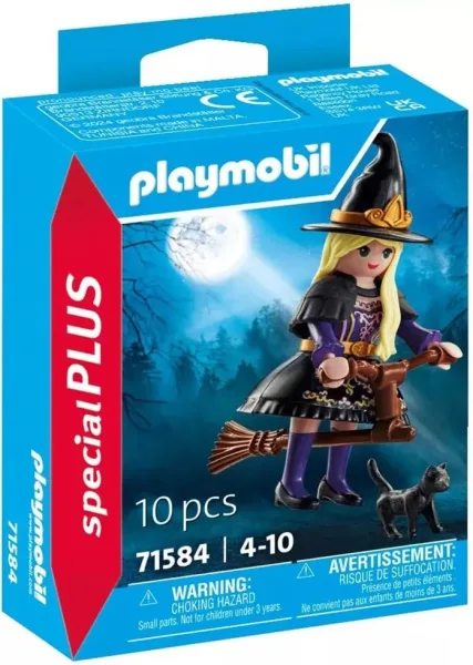 Playmobil bruja con gato