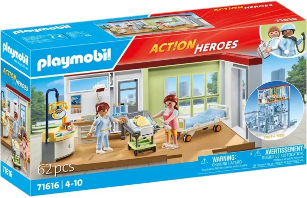 Playmobil action heroes: maternidad