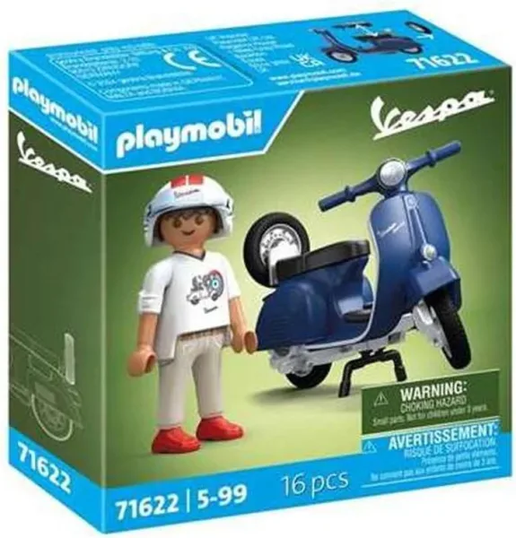 Playmobil vespa 150 sprint veloce azul
