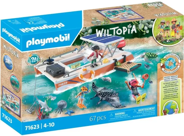 Playmobil plataforma para análisis del arrecife