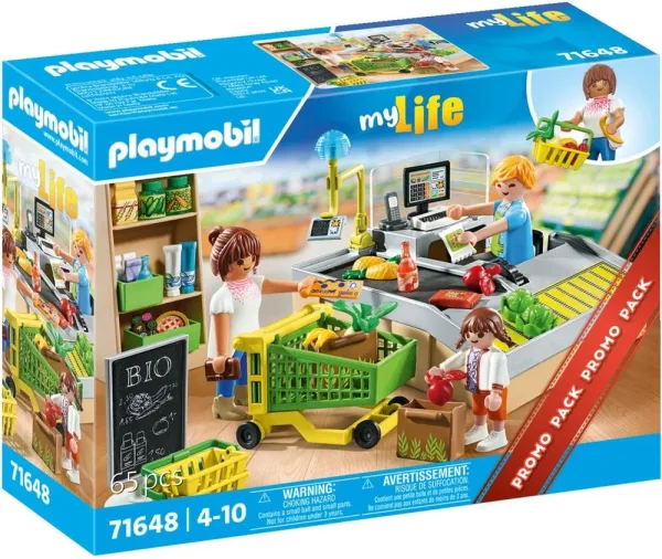 Playmobil promo pack supermercado ecológico