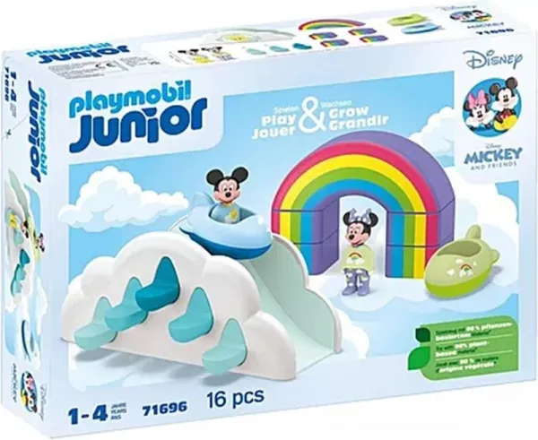 Playmobil junior: disney mickey y minnie casa en las nubes