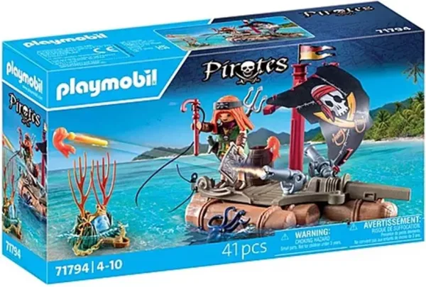 Playmobil -  bote pirata con tesoro