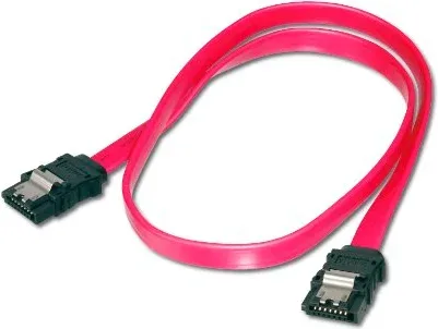 Cable serial sata iii equip con clip de seguridad 0.5m