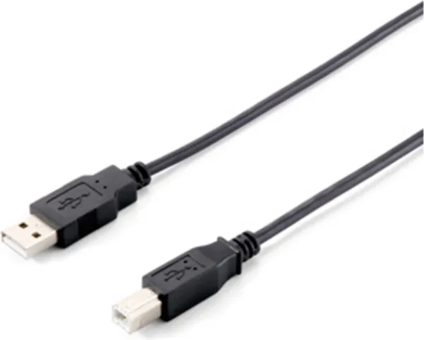 Cable impresora equip USB a -  USB b -  macho - macho -  1.8m -  negro