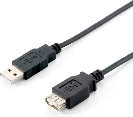Cable equip alargo usb 2.0 tipo a macho -  hembra 1.8m