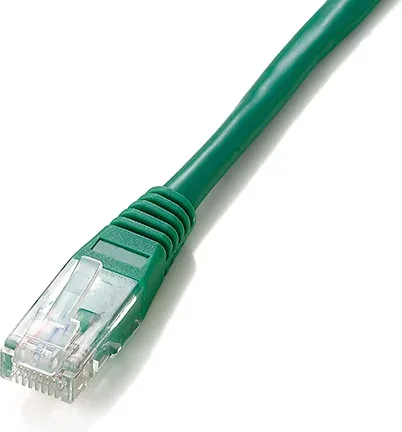 Cable red equip latiguillo rj45 u -  utp cat6 0.25m verde