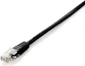 Cable red equip latiguillo rj45 u -  utp cat6 1m negro