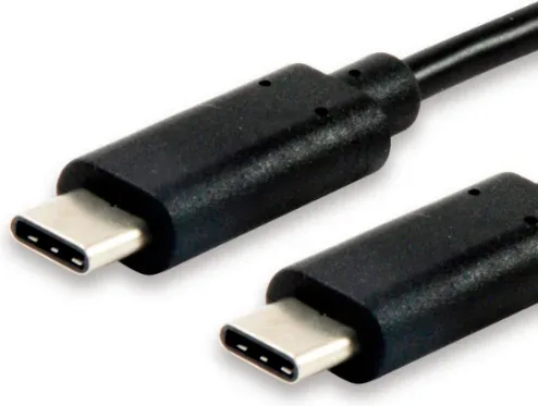 Cable equip usb tipo c macho a usb tipo c macho 1m