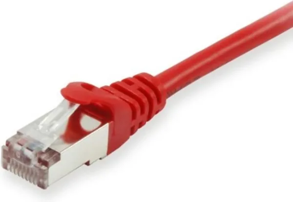 Cable de red equip latiguillo rj45 s - ftp cat6a 0.5m rojo
