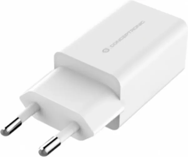 Cargador conceptronic 2xusb 5v - 12w blanco