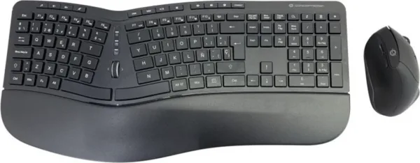 Kit teclado + mouse raton conceptronic orazio02 wireless inalambrico ergonomico