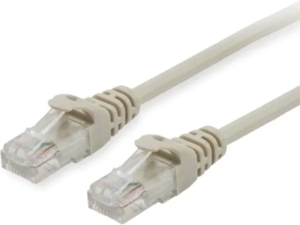 Cable de red equip latiguillo rj45 u - utp cat6a 0.5m gris