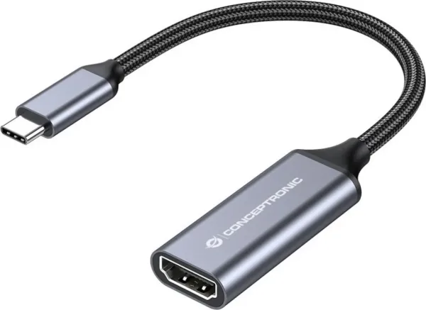 Adaptador usb tipo c a hdmi 4k conceptronic macho - hembra