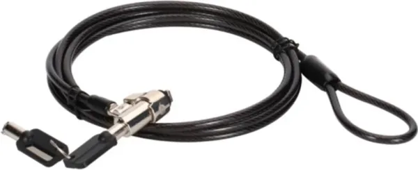 Cable seguridad para portatiles 1.8m conceptronic por llave