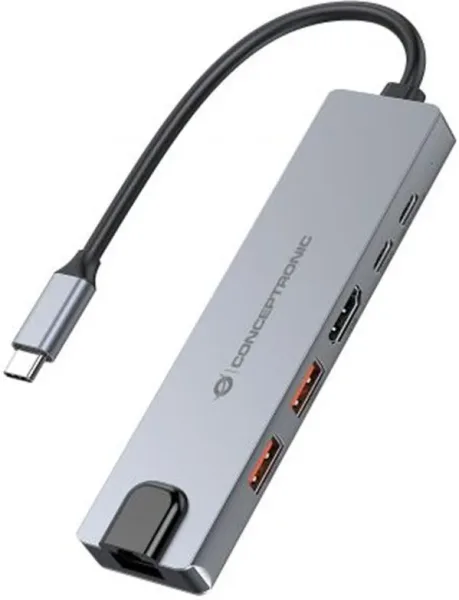 Docking station conceptronic donn29g USB tipo c 6 en 1