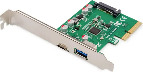 Digitus Tarjeta PCIe USB Type-C + USB-A