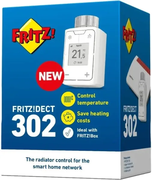 FRITZ!DECT 302 Intern. Válvula Control Radiador