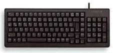 Teclado cherry slim reducida pad numerico USB negro